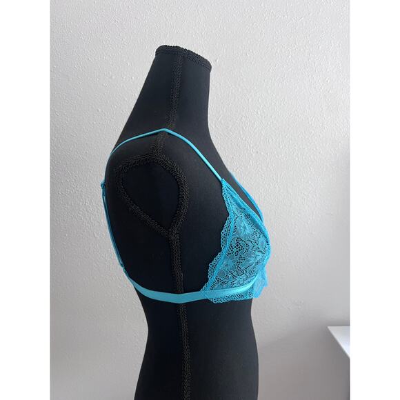 Intimately Free People Scalloped Lace Triangle Unlined Bra Bralette xs - Picture 9 of 10